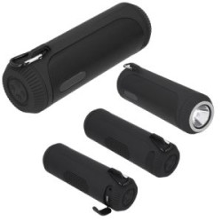 BOCINA PORTATIL BLUETOOTH DE PLASTICO ACABADO RUBBER