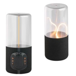 BOCINA BLUETOOTH PORTATIL CON PARTE ACRILICA