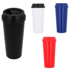 TERMO 540  ml. DE PLASTICO CON DOBLE PARED
