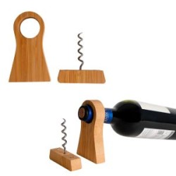 SOPORTE DE BOTELLAS DE VINO FABRICADO EN BAMBÚ