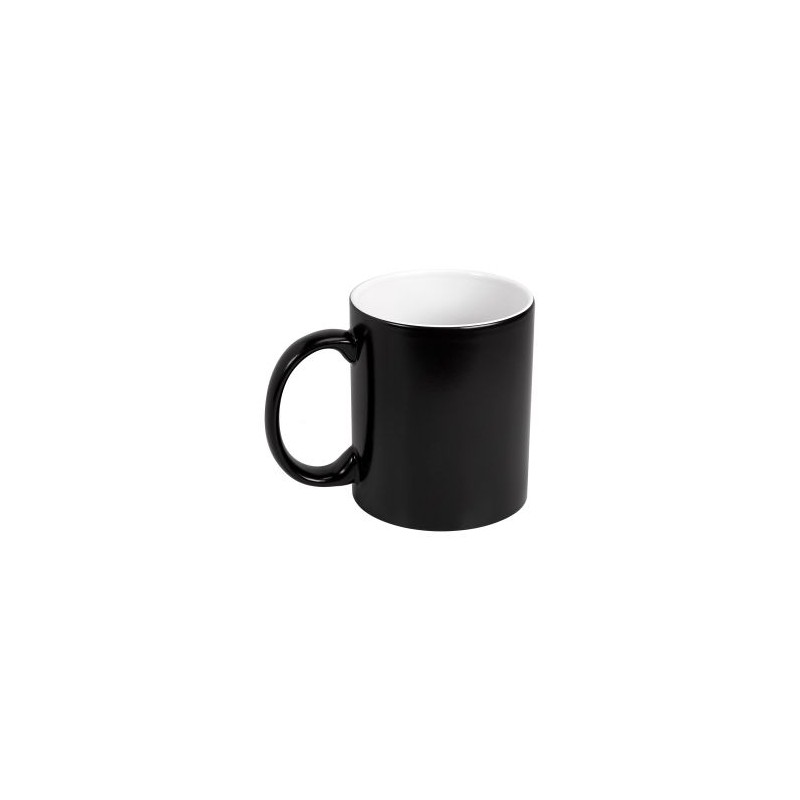TAZA MAGICA PARA SUBLIMAR NEGRO 11 oz