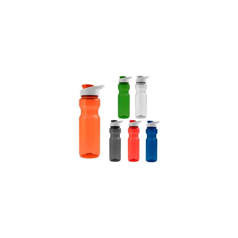 CILINDRO DE PLASTICO TRASLUCIDO CON TAPA  850 ml