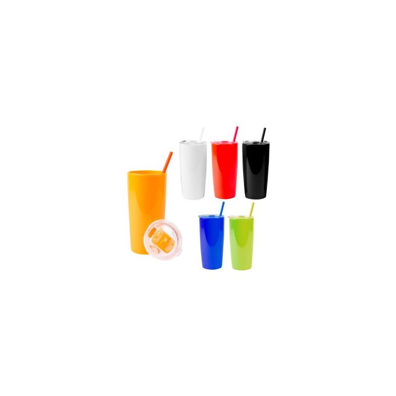 TERMO DE PLASTICO CON DOBLE PARED