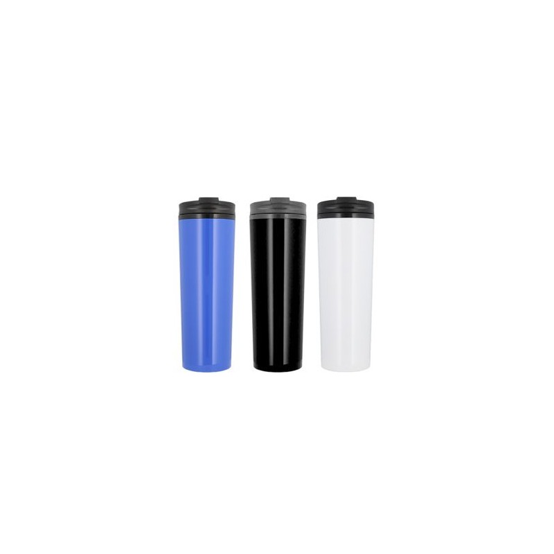 TERMO 500  ml. DE PLASTICO CON DOBLE PARED