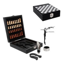 SET DE VINOS CON 4 ACCESORIOS