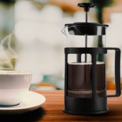 CAFETERA DE CRISTAL 350  ml