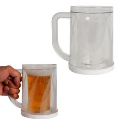 TARRO DE PLASTICO CON DOBLE PARED