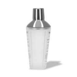 SHAKER DE CRISTAL Y ACERO 450 ML