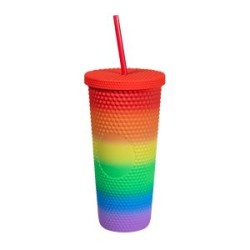Vaso doble pared de plástico de 22 oz