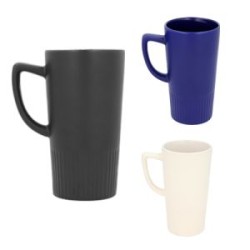 TAZA CONICA DE CERAMICA MIRO 520  ml.