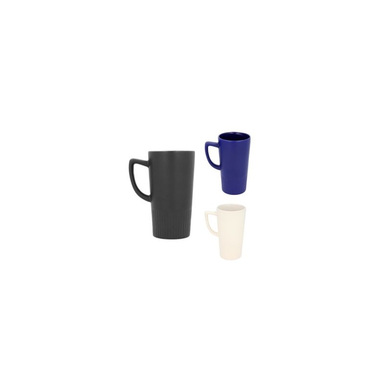 TAZA CONICA DE CERAMICA MIRO 520  ml.