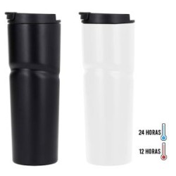 Termo insulado al vacío, doble pared acero inoxidable