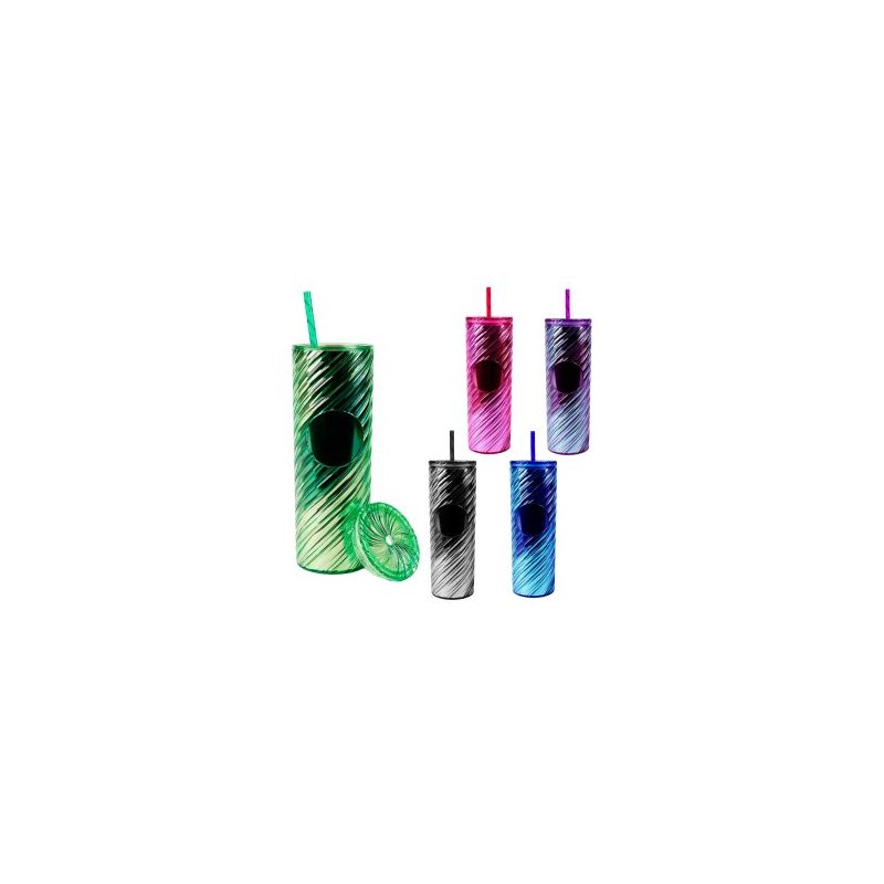 TERMO DE PLASTICO CON DOBLE PARED