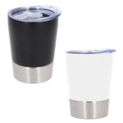 Termo de doble pared de acero inoxidable, tapa de cierre a presión