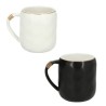 Taza de cerámica con asa