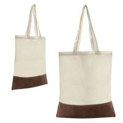 BOLSA DE ALGODÓN DE 1 COMPARTIMENTO CON ASAS.