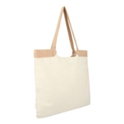 BOLSA ECOLOGICA DE ALGODÓN COSIDA CON ASAS.