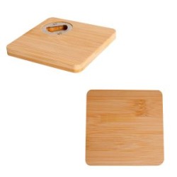 DESTAPADOR Y PORTAVASOS DE BAMBÚ