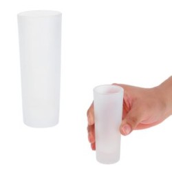 TEQUILERO DE VIDRIO ACABADO FROST SUBLIMABLE