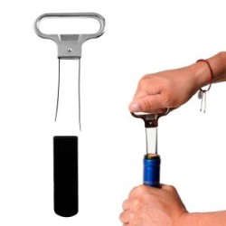 SACACORCHOS Y DESTAPADOR DE LAMINAS