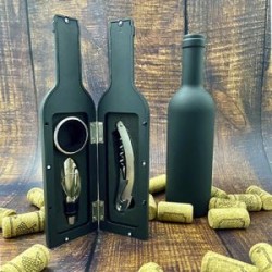 SET DE VINO CON ACABADO RUBER