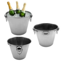 HIELERA DE ACERO INOXIDABLE 5 LITROS.