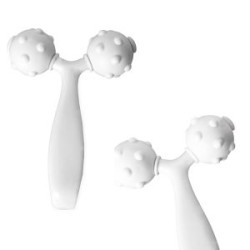 MASAJEADOR FACIAL DE DOBLE RODILLO